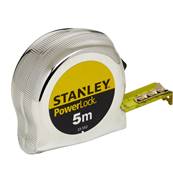 Mesure courte Stanley Powerlock - 5 m x 19 mm - Botier ABS chrom