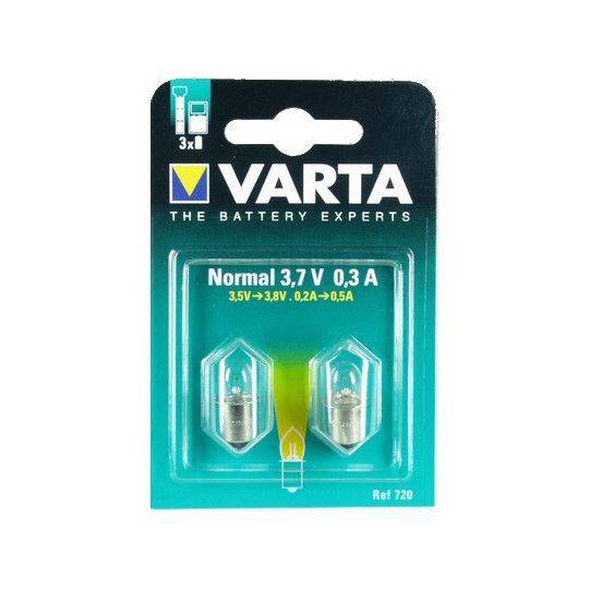 Ampoule Argon Varta - 3,7V 0,3A - Le blister de 2