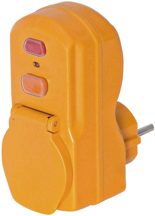 Adaptateur différentiel 30mA - 1P+N+T - 16A/230V - IP54