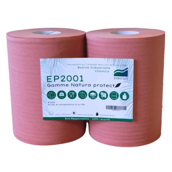 Essuie-tout Chamois 26 x 30 cm Lot de 2 Rouleaux