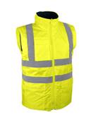 Parka de visualisation 4 en 1 - jaune fluorescent/marine - XL - Singer