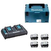 Pack énergie Makita 4 batteries 18 V 4 Ah