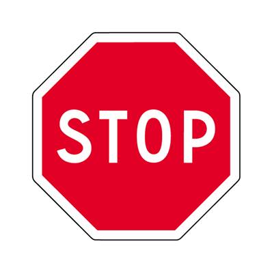 Panneau de signalisation AB4 - 600mm - "STOP" - CL.1