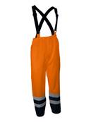 Pantalon Pluie  bretelles HV - Coloris orange - Taille XL - Singer