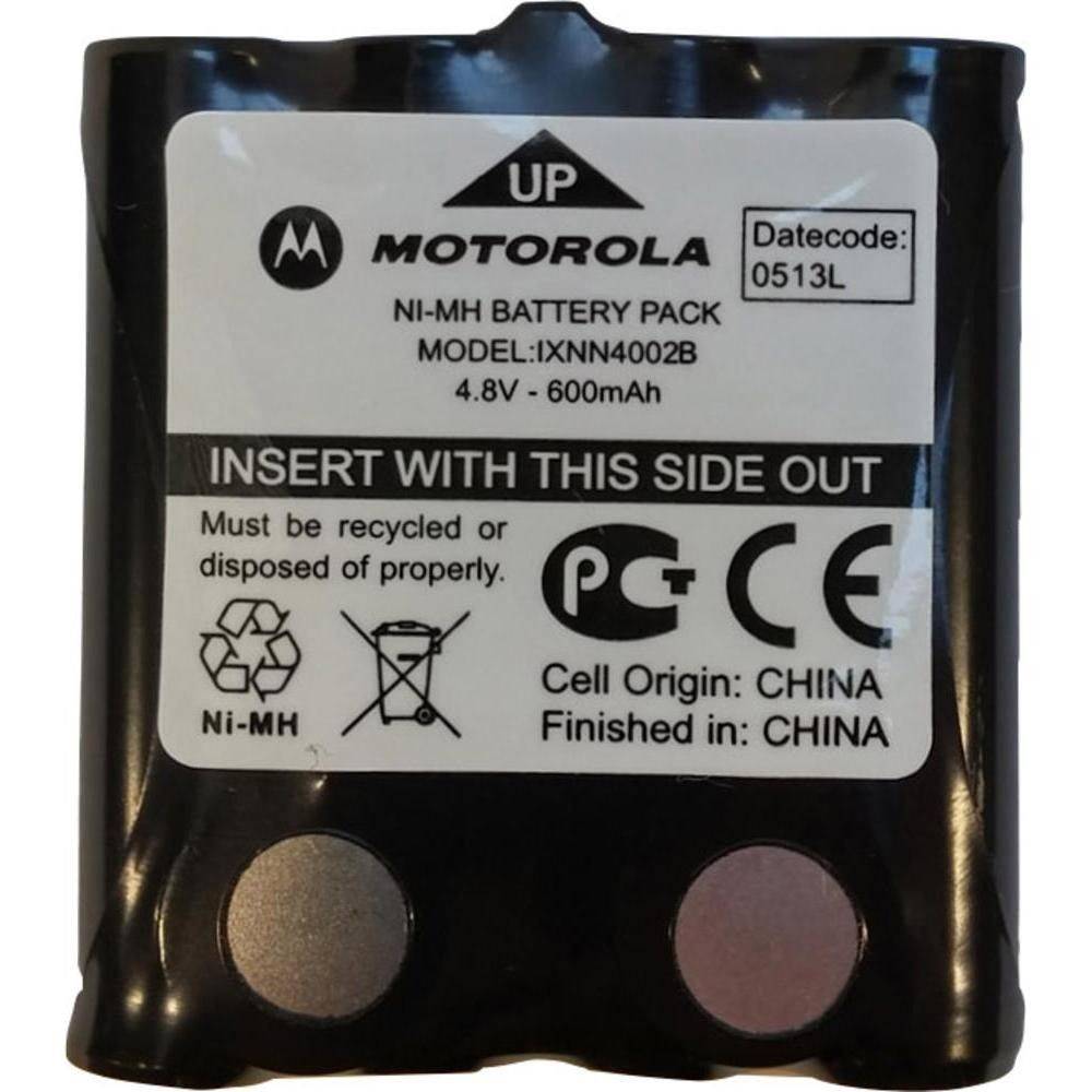 Batterie NimH 600 mAh pour émetteur récepteur Motorola XT180/T80 Extreme