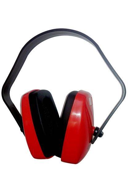 Casque antibruit - Modèle chantier - Coloris rouge - Modèle homologué - Singer