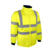 Parka de visualisation 4 en 1 - jaune fluorescent/marine - XL - Singer