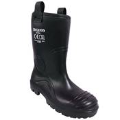 Botte de scurit - PVC Fourre - Coloris noir - Pointure 42 - Singer