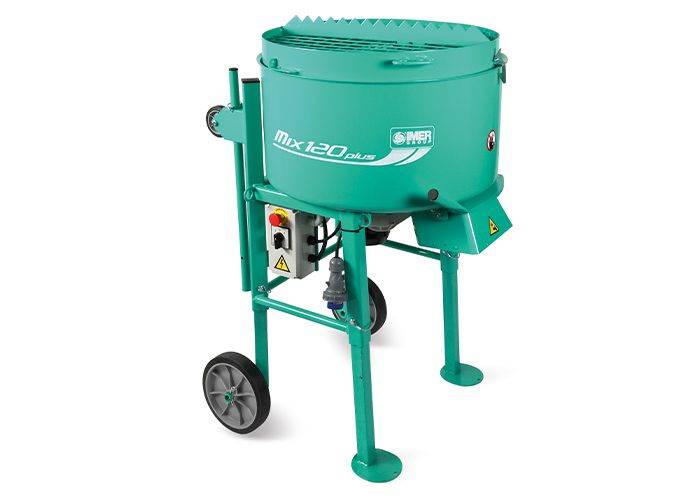 Malaxeur élect. compact Imer MIX120+ - Cuve 120L - Rend.90L 38 trs/mn 230V 1400W