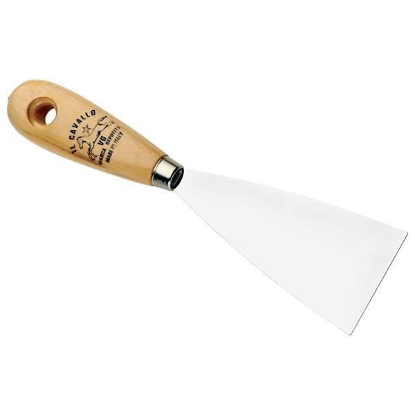 Couteau de peintre avec manche bois - Largeur 20 mm