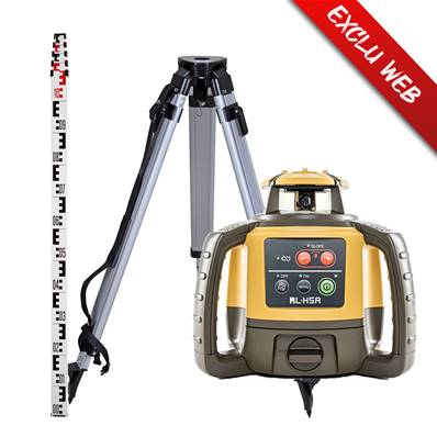 Kit laser rotatif Topcon RL-H5A - Avec cellule, trépied standard et mire 4 m