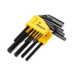 Jeu de 10 cls hexagonales mtriques STANLEY  1,5  10 mm