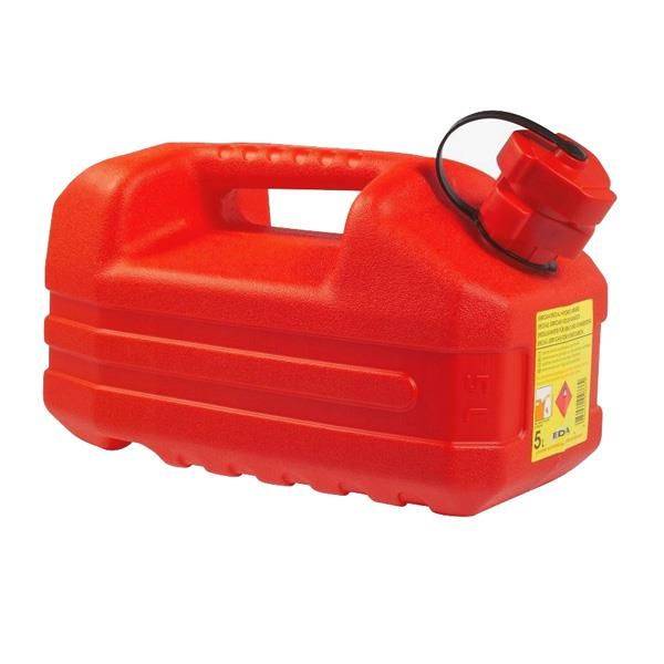 Jerrican pour hydrocarbures - Contenance 5 Litres - Coloris rouge