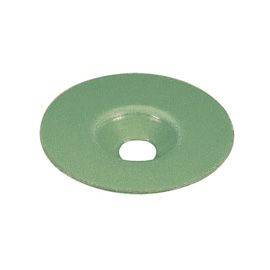 Rondelle pour pointe en acier zingué - 25 X 5 X 1mm - 100 pièces - vert