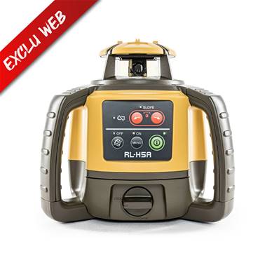 Laser rotatif Topcon RL-H5A - Valise, Cellule LS80L, Support, Chargeur, Batterie