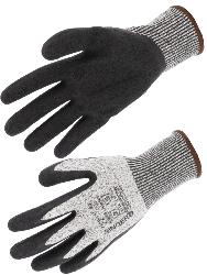 Gant PEHD gris noir anti-coupures - dos aéré - T9 - Singer - Lot de 10