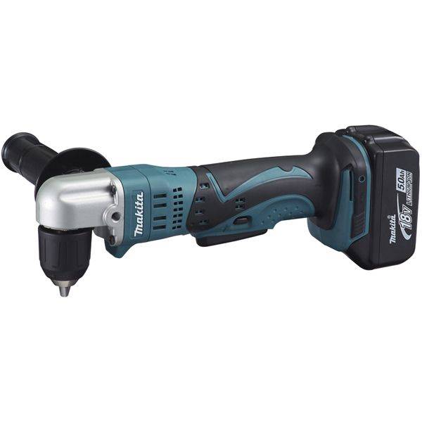 Perceuse viss. d'angle 18V- 10mm autoserrant 1800tr - 2batt.+coff.+charg.-Makita