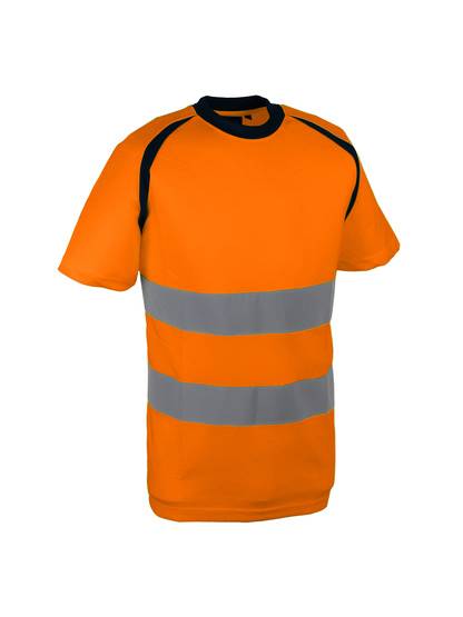 T-shirt à manches courtes orange haute visibilité - 150 g/m2 - XL - Singer