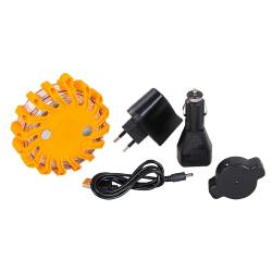 Balise de Signalisation LED Nestle Rechargeable Orange