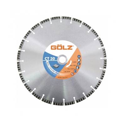 Disque diamanté CT30 Gölz - Alésage 25 mm Diamètre 450 mm