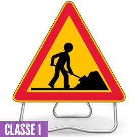 Panneau de signalisation - Pied basculant - Haut.1000mm - Modèle AK5 - CL.1