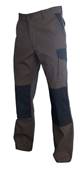 Pantalon TYPHON Choco/Noir - 310gr/m2 - Poche genoux EN14404 Cordura - T0(36-38)