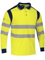 Polo Haute Visibilité Manches Longues Punta Singer Safety Jaune