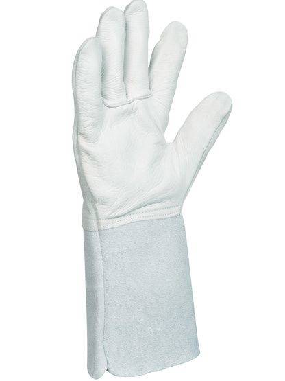 Gants de soudeur fleur et croûte de cuir de bovin - 15cm - Singer - Lot de 10