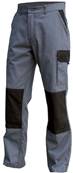 Pantalon TYPHON Gris/Noir - 310gr/m2 - Poche genoux EN14404 Cordura - T0 (36-38)
