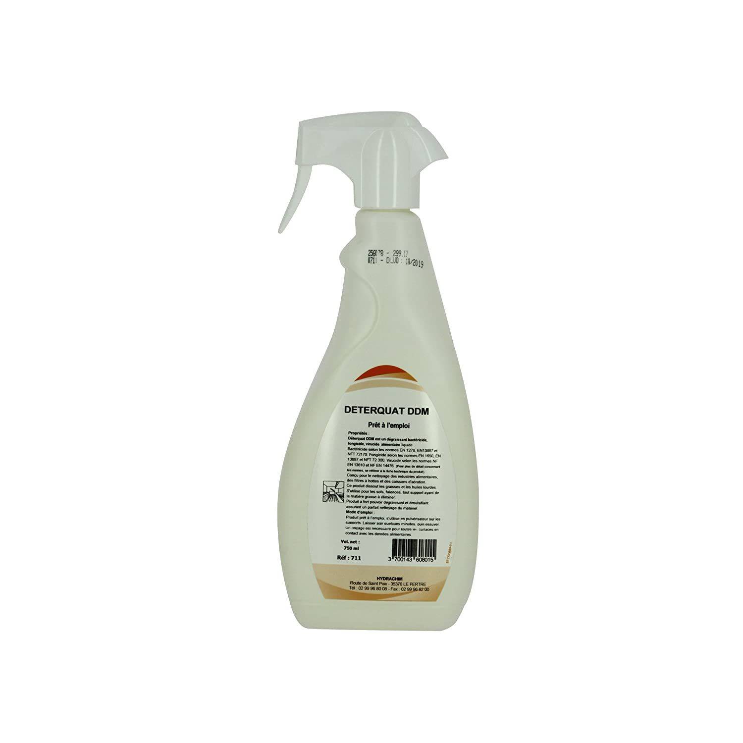 Super dégraissant désinfectant PAE DETERQUAT DDM 711 - Spray 750ml