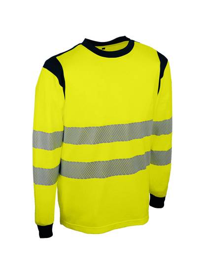T-shirt à manches longues jaune haute visibilité - 170 g/m2 - L - Singer
