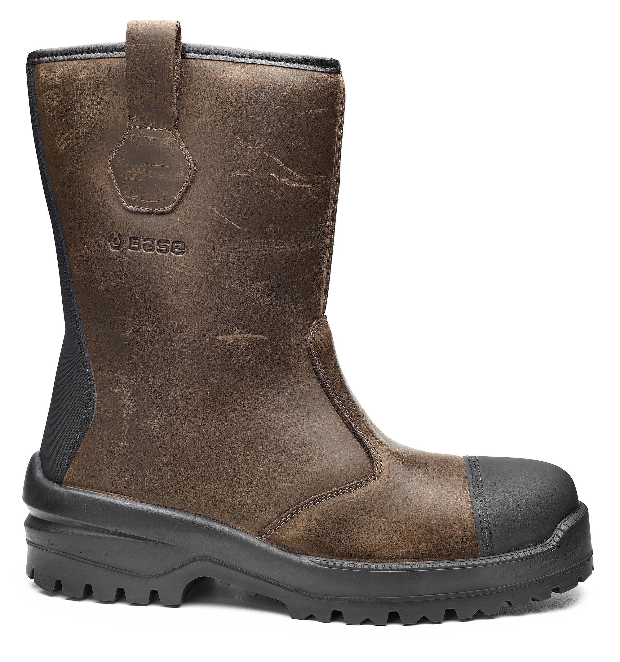 Botte de sécurité Fourrée B0745 ELK- Protection embout Noir - S3 - Marron - T42