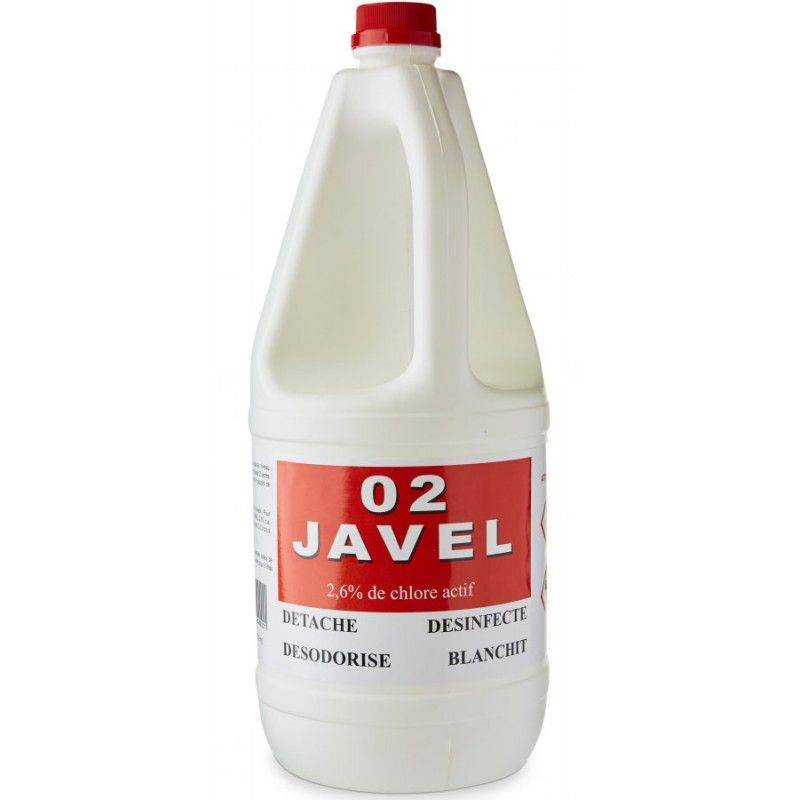 Javel liquide 2,6% - Bidon 2L