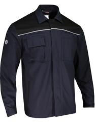 Veste de Travail Coton VAR Bleu Encre Noir
