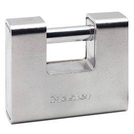 Cadenas zinc rectangulaire Master Lock - anse acier renforcé 90 mm