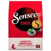 Café Dosette Senseo - Corsé - Paquet de 40 dosettes