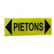 Plaque de chantier - Dviation pitons - Dimensions 400 X 150 mm