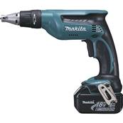 Visseuse plaque de pltre 18V - 4000tr/mn - 1,5kg - 2 batt+coff.+charg. -Makita