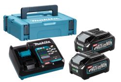 Pack Énergie Makita XGT 40V 4Ah 2 Batteries + Chargeur