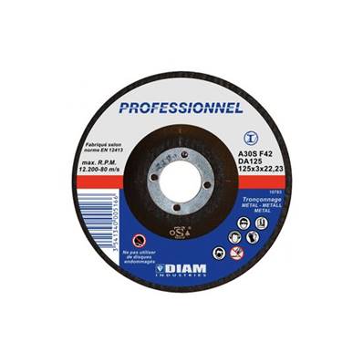 Disque à tronçonner l'acier - Ø 230mm - Gamme professionnelle - Alésage 22,2