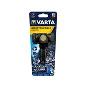 Lampe Frontale Varta indestructible - 100m - 1 Led Blanc - 3 piles AAA fournies