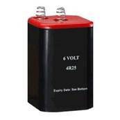 Pile 6 Volts à ressorts pour lanterne - 4R25