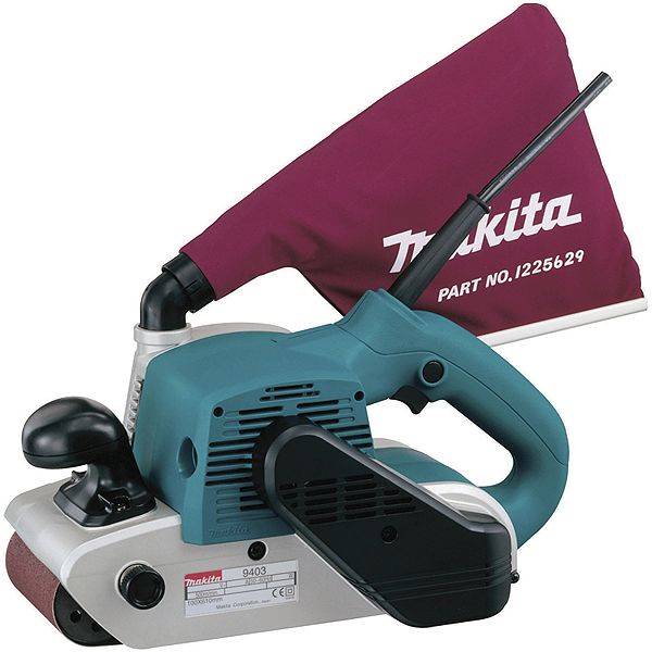 Ponceuse à bande 1200W - 500 m/min - Bande abrasive 100 x 610mm - 5,7kg - Makita