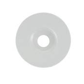 Rondelle pour pointe en acier zingu - 25 X 5 X 1mm - 100 pices - blanc