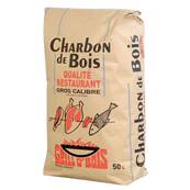 Sac de charbon 50 Litres - Qualit Restaurant - Grill'O'Bois