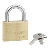 Cadenas en laiton Master Lock V-Line - Largeur 50 mm - Anse acier