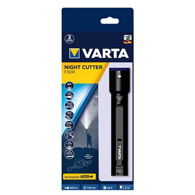 Lampe torche LED Night Cutter F30R Varta - Alimentation USB