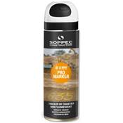 Traceur de chantier Soppec - Pro Marker - Aérosol de 500 ml - Blanc