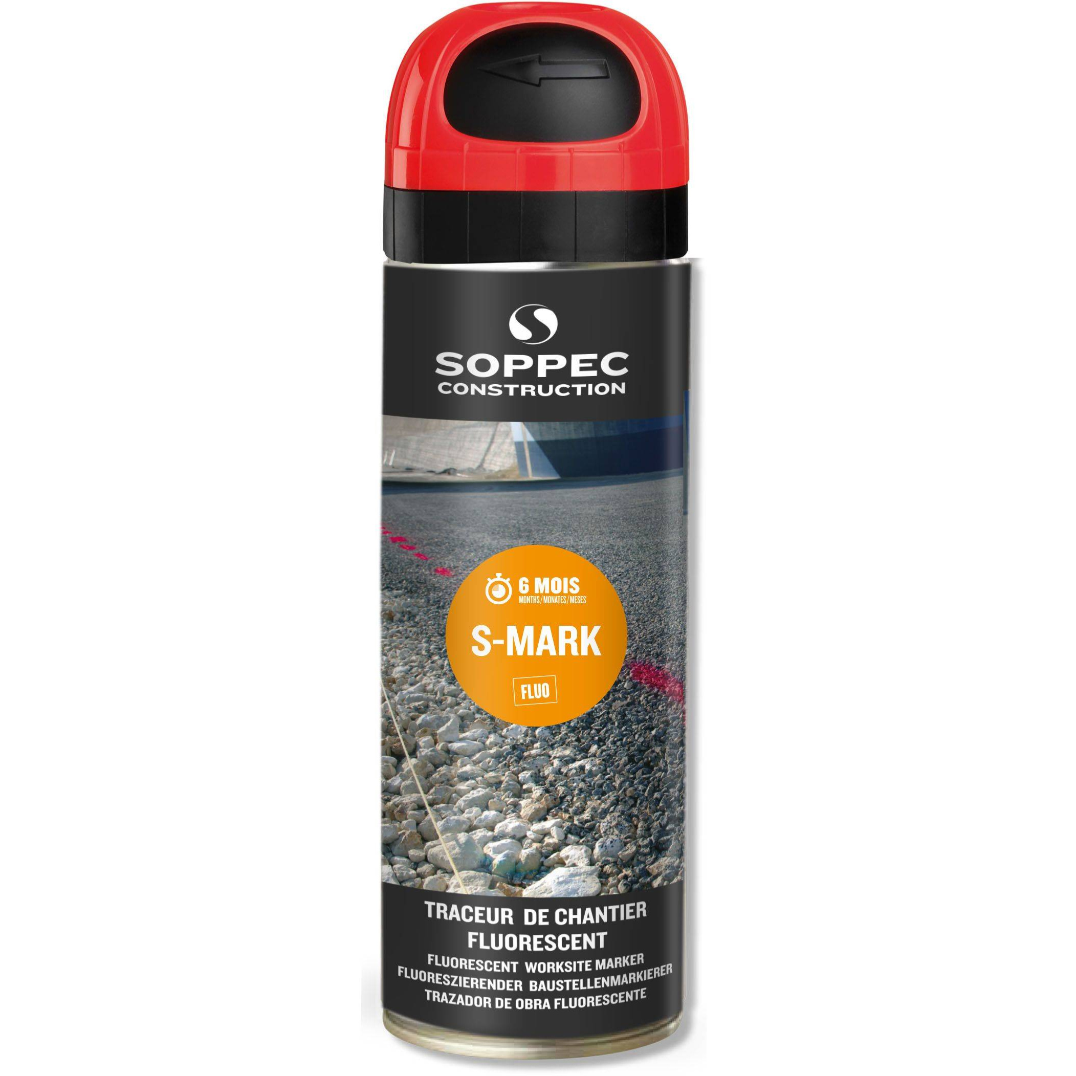 Traceur de chantier Soppec S.Mark TP - Coloris Rouge