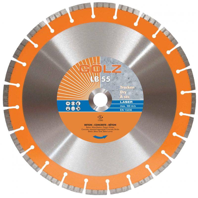 Disque diamanté LB55 Ø 400mm Alésage 20 mm